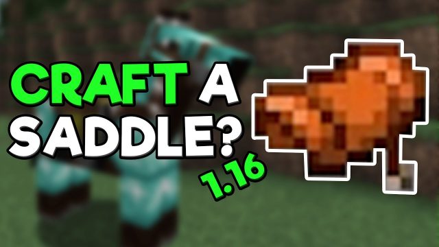How to make a saddle in minecraft