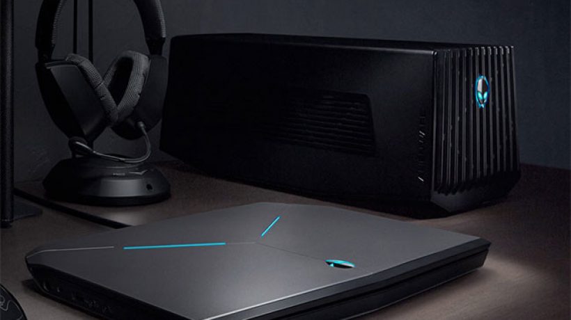 Alienware’s solution to add graphics power to your computer is this huge box