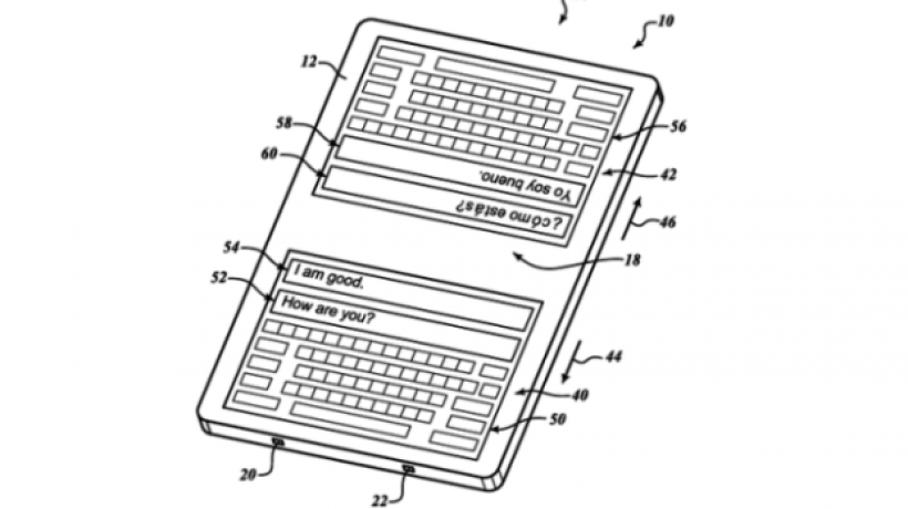 Google patents a keyboard for the real-time translation