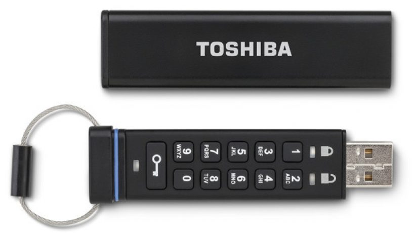 Toshiba Encrypted USB Flash Drive, a beautiful stick with encryption system