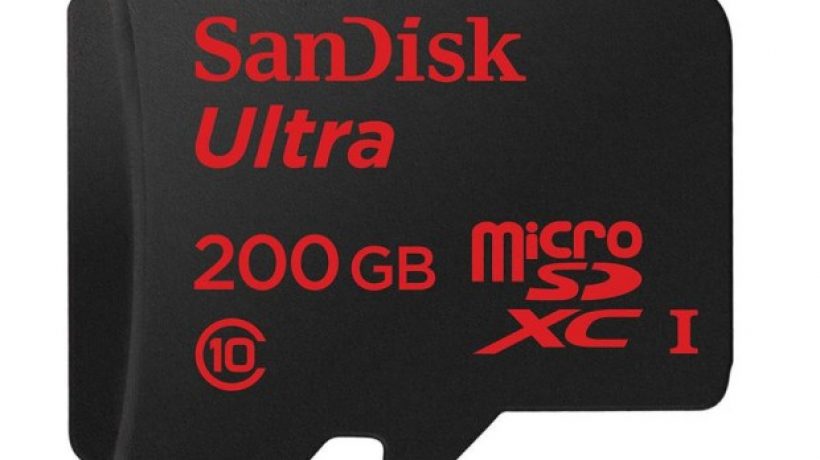 SanDisk Ultra the first 200 GB MicroSD Card