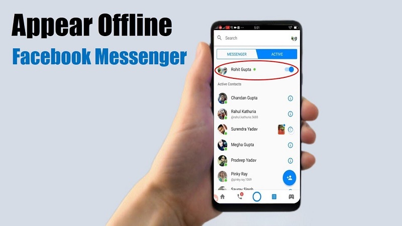 How to appear offline on Facebook
