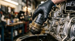how to loosen tight oil filter without damage