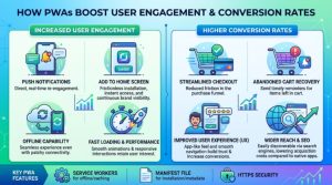 How PWAs improve user engagement and conversion rates