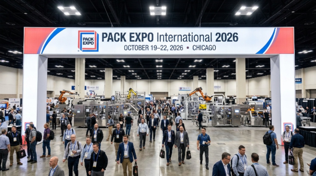 Packaging machinery and robotics on display at PACK EXPO International 2026 at McCormick Place Chicago in October